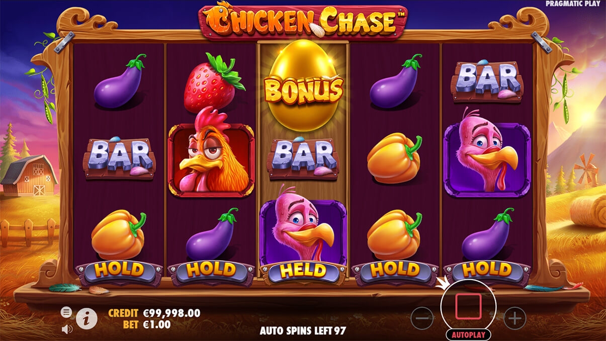 image de présentation bonus de la machine à sous Chicken Chase