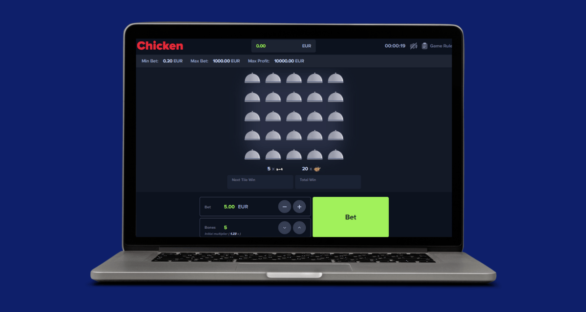 Mini jeu du poulet casino