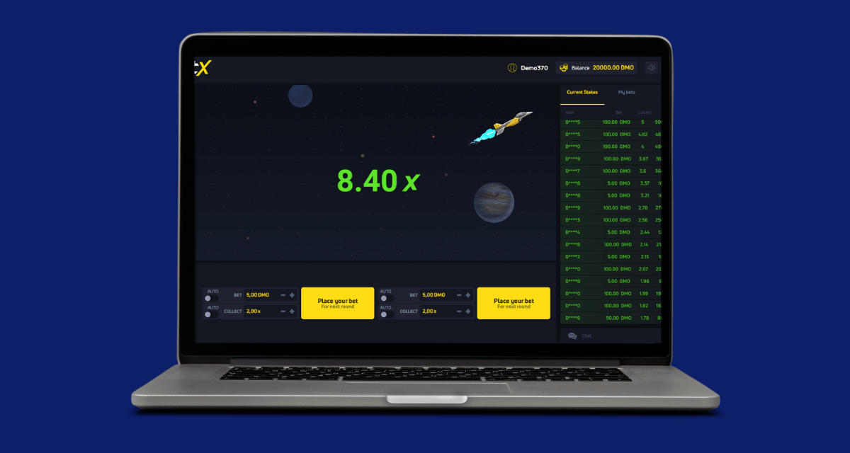 Mini-jeu de casino Jetx