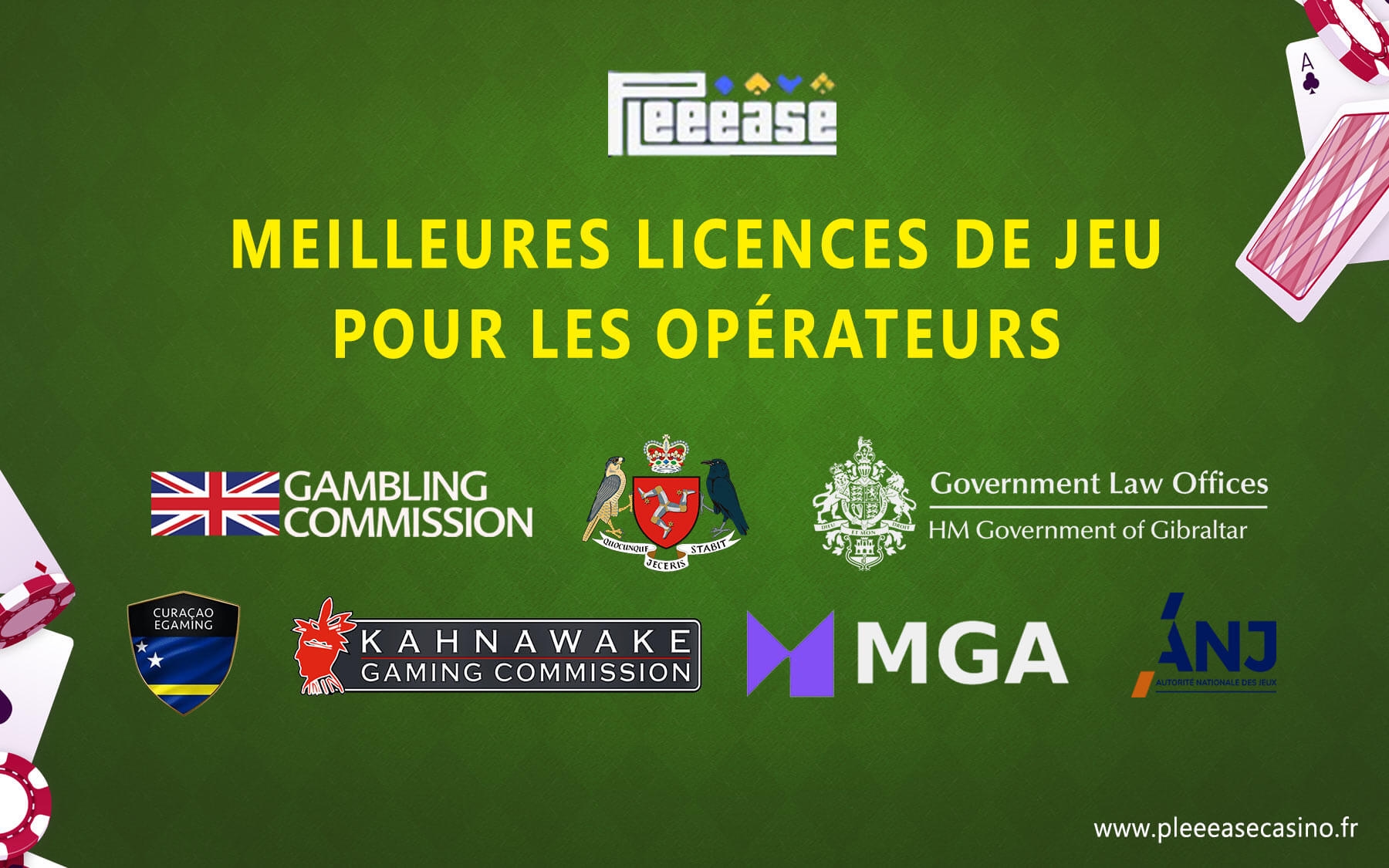 Licences casino en ligne