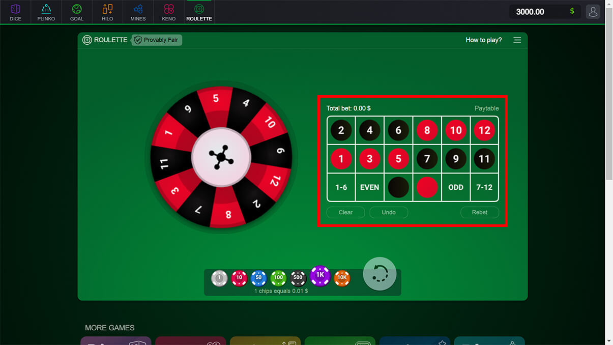image de présentation règles du mini-jeu mini roulette