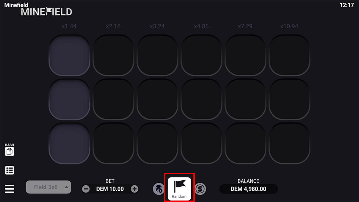 image de présentation grille Minefield