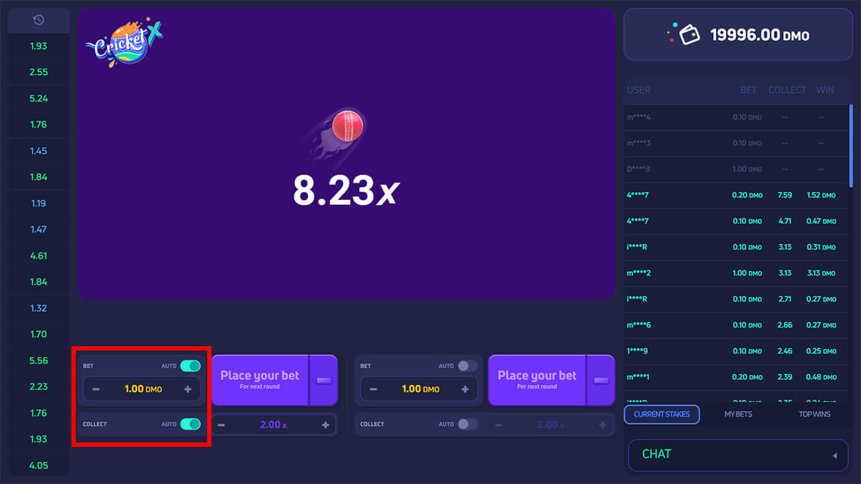 image de présentation auto du mini-jeu Cricket X