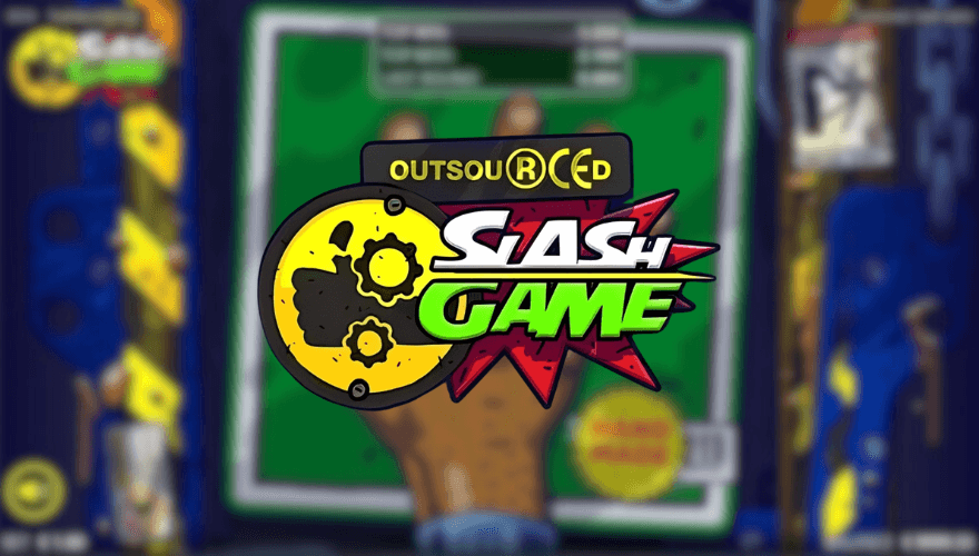 banner Outsourced Slash Game