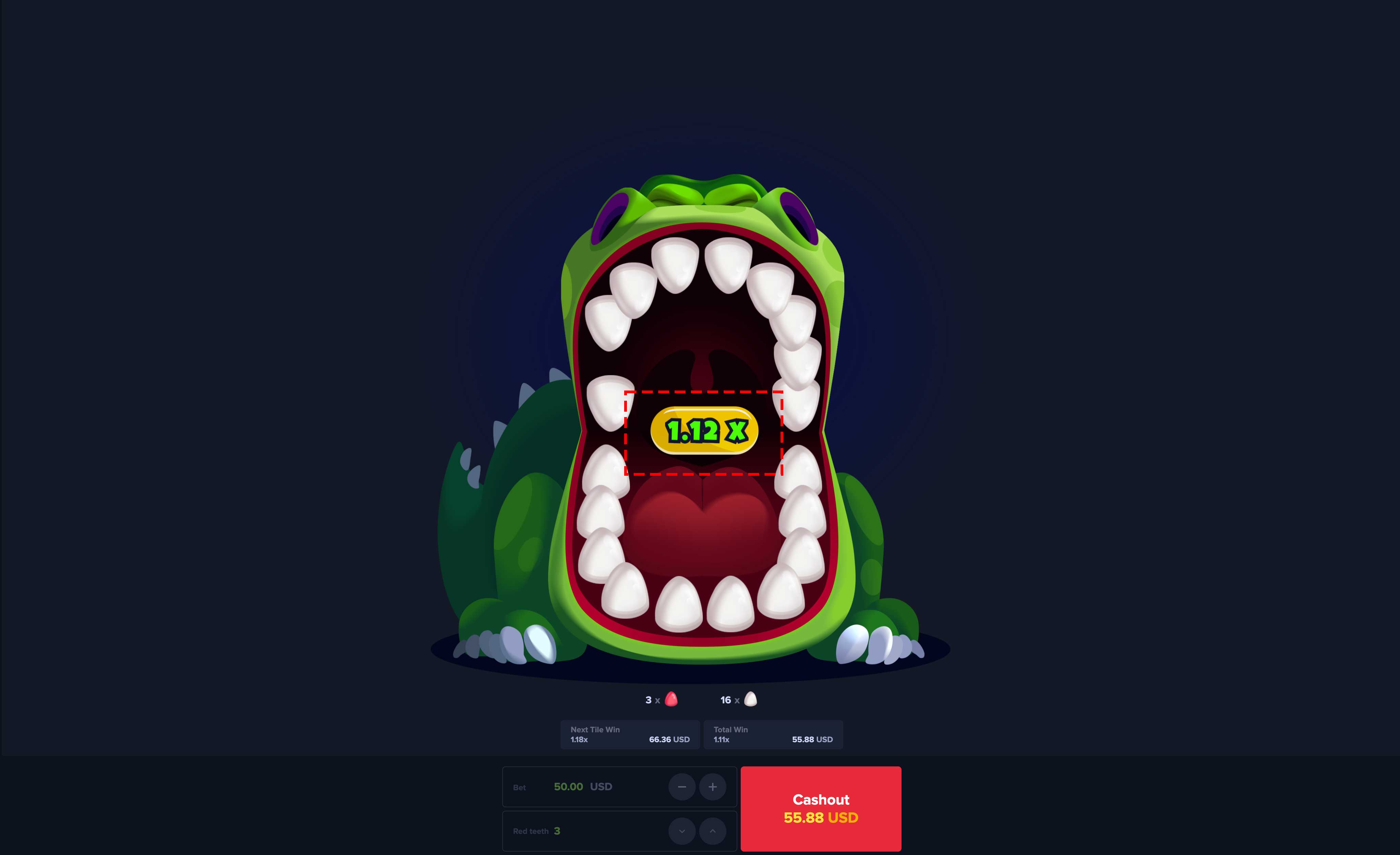 Mutiplicateur de gain sur Croco Dino