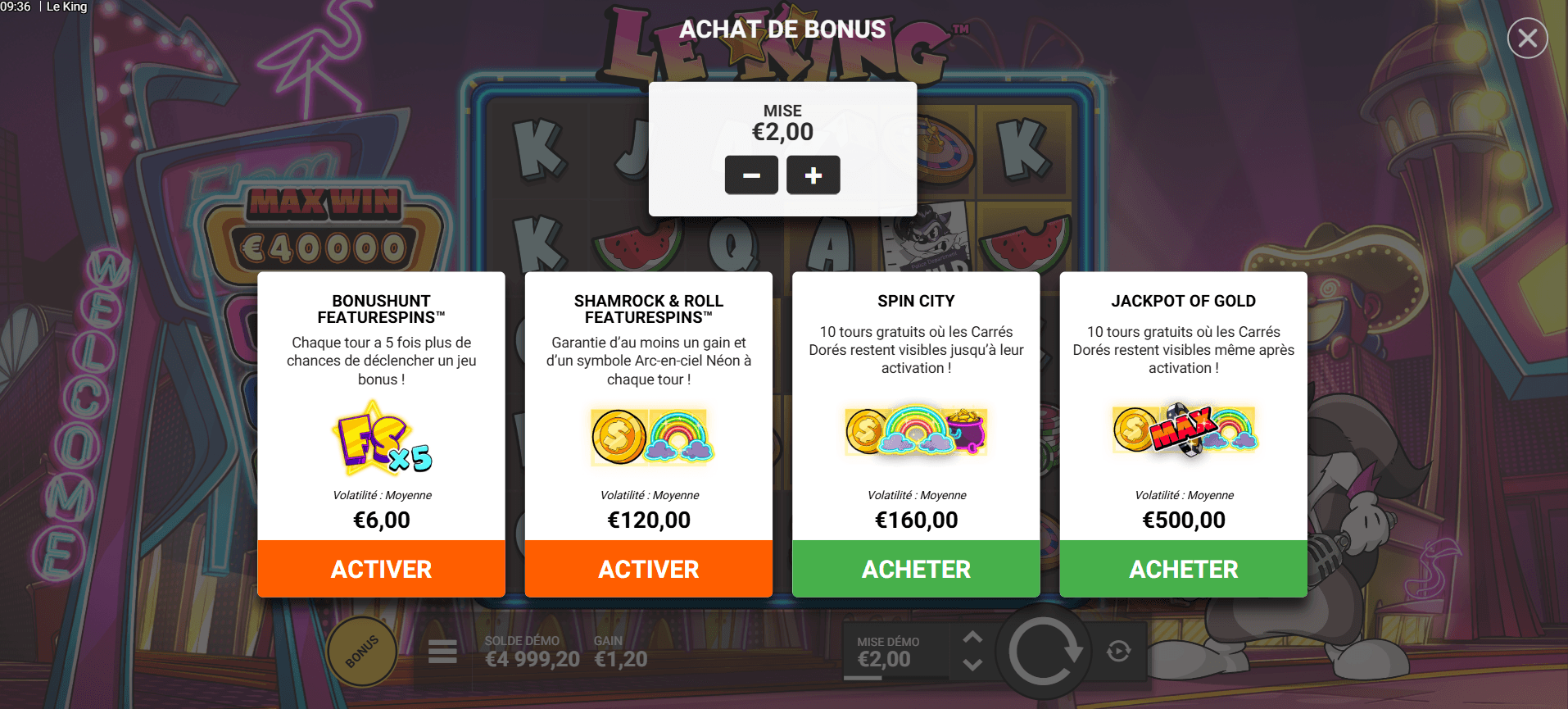 bonus Le King
