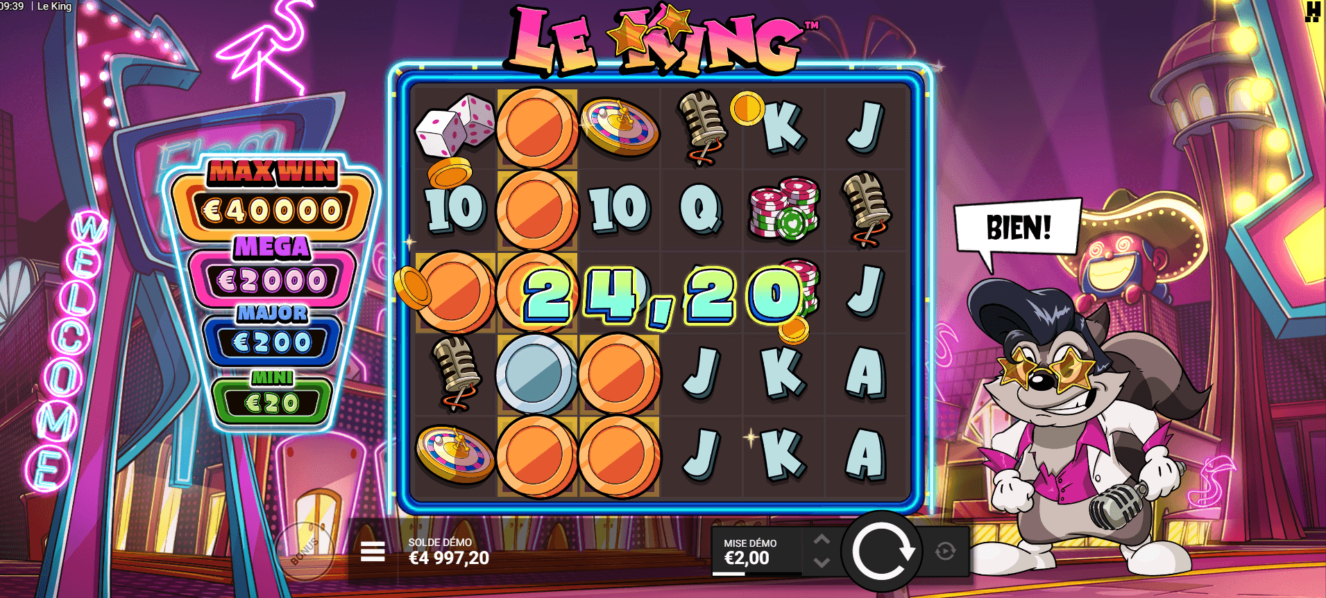 Le King gain