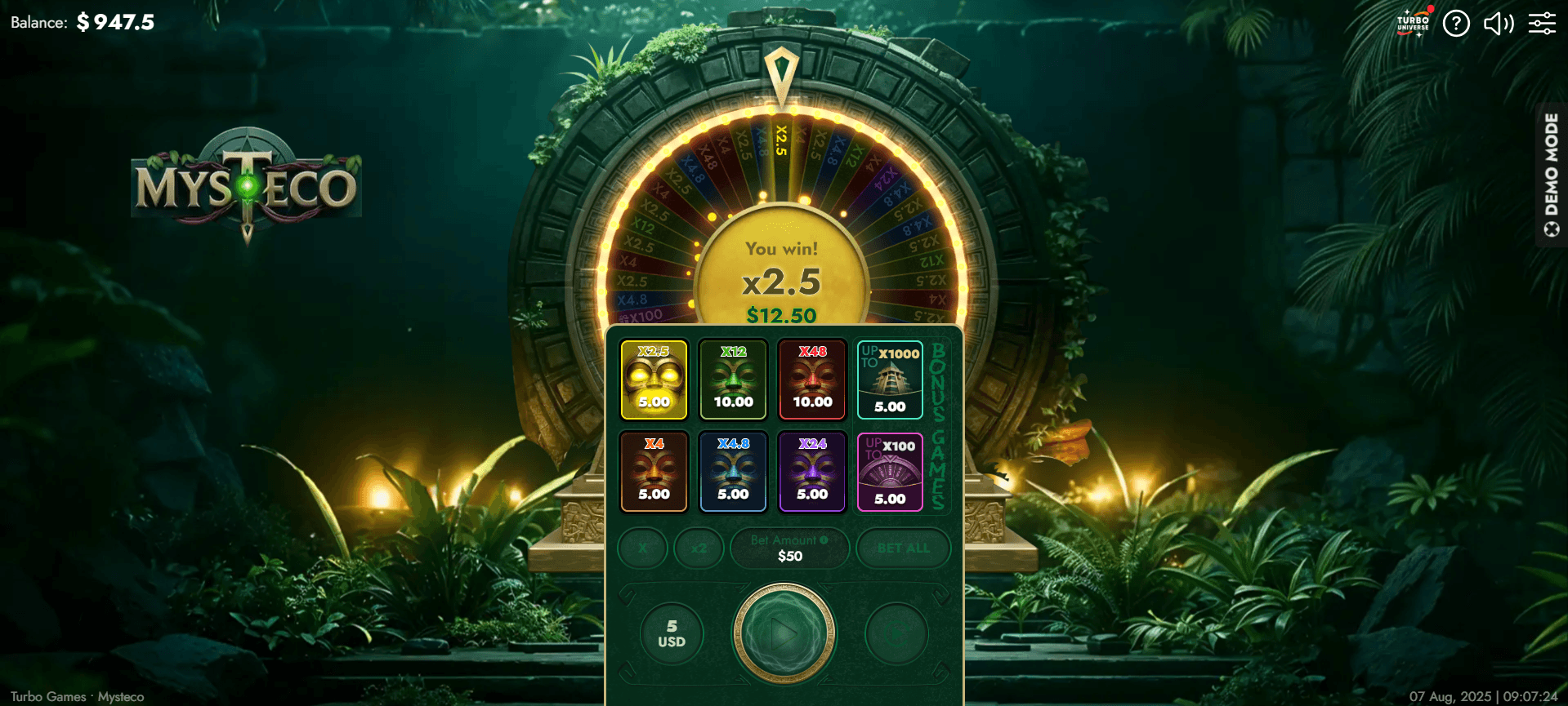 Mysteco demo