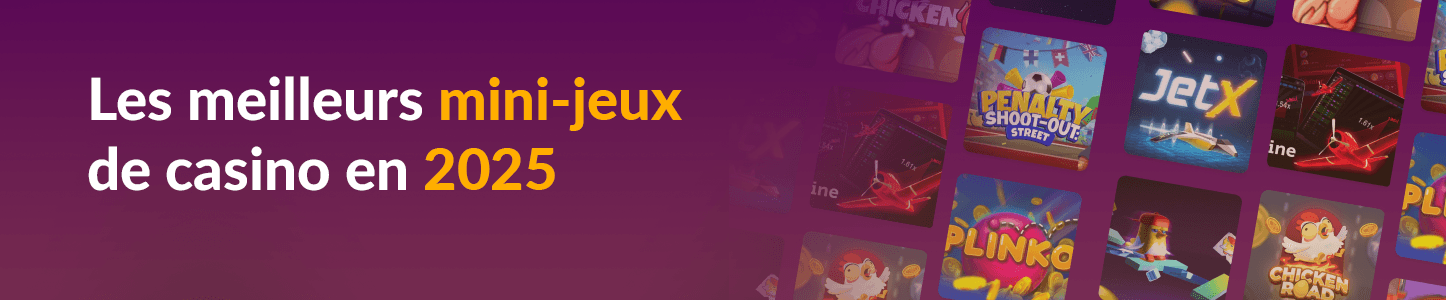 meilleurs mini jeux de casino 2025