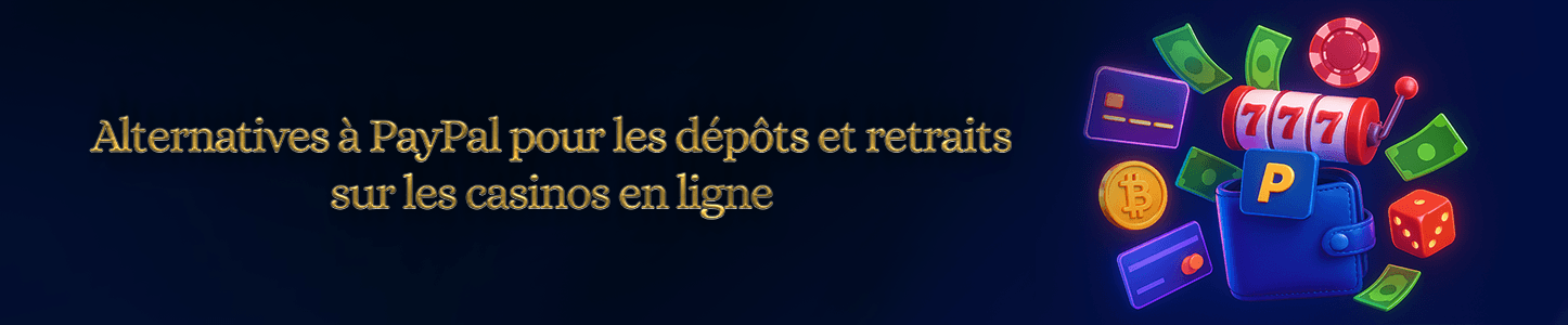Alternatives à PayPal pour les dépôts et retraits