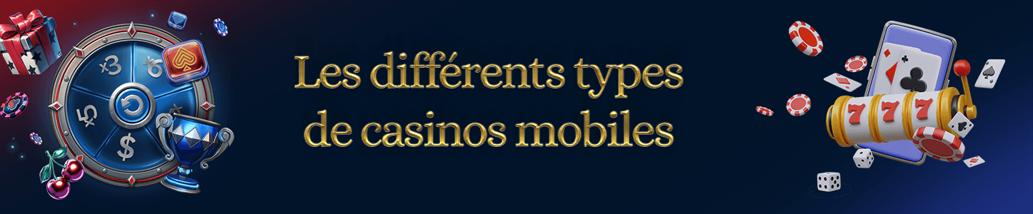 types de casinos mobiles