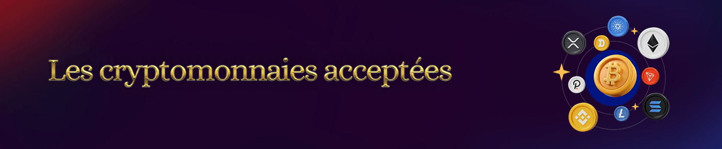 cryptomonnaires acceptées