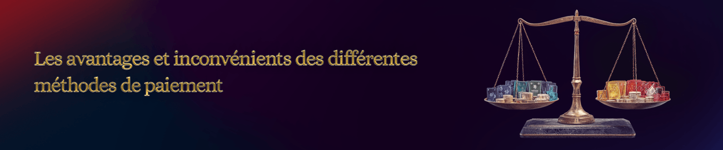 avantages et inconvénients des méthodes de paiement